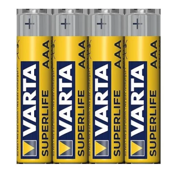 Varta 2003101304 - 4 шт. Цинк-хлорная батарейка SUPERLIFE AAA 1,5V