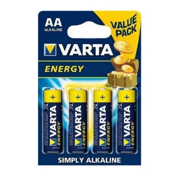 Varta 4106 - Щелочная батарейка ENERGY AA 1,5V 4 шт.