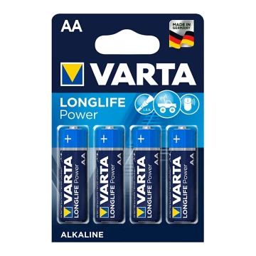 Varta 4906 - Щелочная батарейка LONGLIFE AA 1,5V 4 шт.