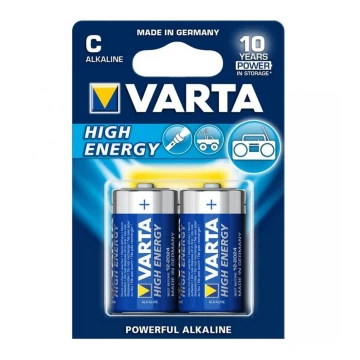 Varta 4914 - Щелочная батарейка HIGH ENERGY C 1,5V 2 шт.