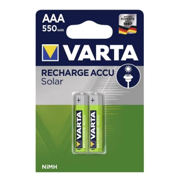 Varta 56733 - 2 шт. Акумулятор SOLAR ACCU AAA NiMH/550mAh/1,2V