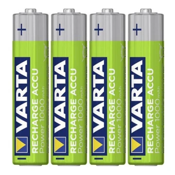 Varta 5703301404 - Аккумуляторная батарейка RECHARGE AAA 1,2V 4 шт.