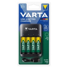 Varta 57652101451 - Зарядное устройство 4xAA/AAA 2100mAh 5V