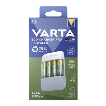 Varta 57683101121 - Зарядний пристрій 4xAA/AAA 2100mAh 5V