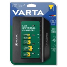 Varta 57688101401 - LCD Універсальний зарядний пристрій для акумуляторів 230V