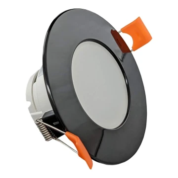 Вбудований стельовий LED світильник для ванної BONO LED/5W/230V 3000K IP65 чорний