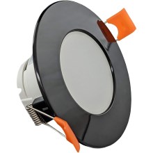 Вбудований стельовий LED світильник для ванної BONO LED/8W/230V 3000K IP65 чорний