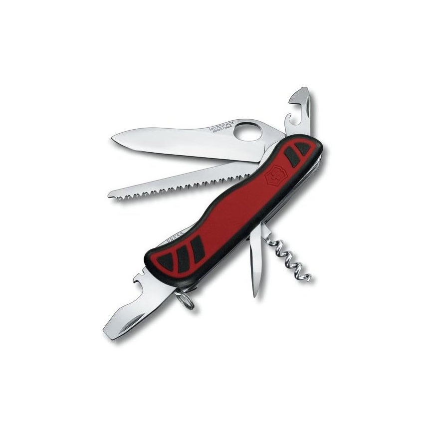 Victorinox - Багатофункціональний складний кишеньковий ніж 11,1 см/10 функцій червоний/чорний