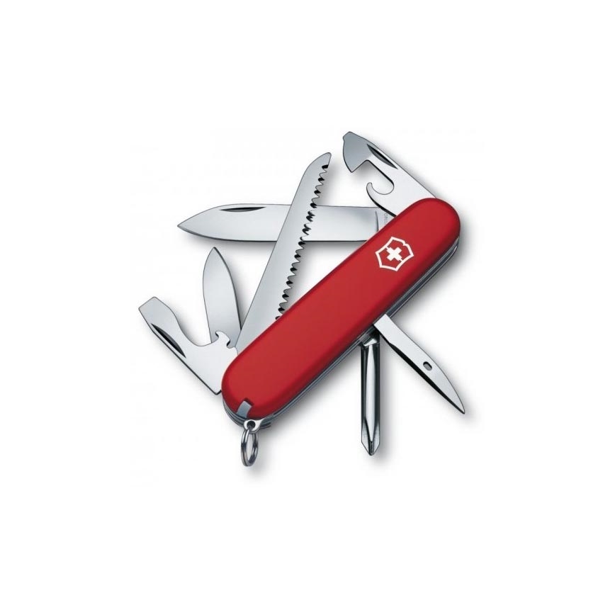 Victorinox - Багатофункціональний складний кишеньковий ніж 9,1 см/13 функцій червоний