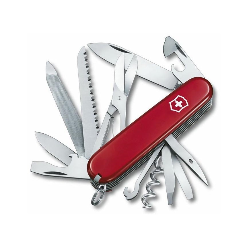 Victorinox - Багатофункціональний складний кишеньковий ніж 9,1 см/21 функцій червоний