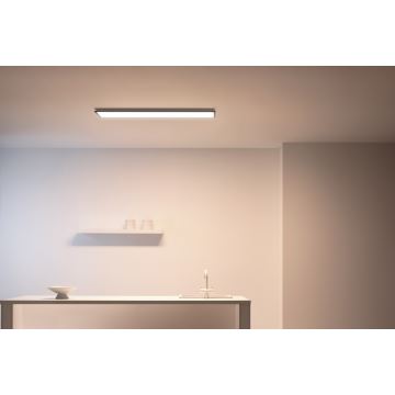 WiZ - Світлодіодна панель з регулюванням яскравості SUPERSLIM LED/36W/230V 2700-6500K Wi-Fi чорна