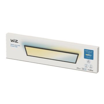 WiZ - Світлодіодна панель з регулюванням яскравості SUPERSLIM LED/36W/230V 2700-6500K Wi-Fi чорна