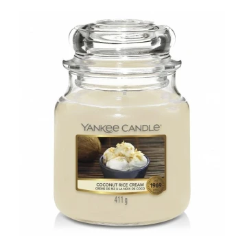 Yankee Candle - Ароматическая свеча COCONUT RICE CREAM средний 411 г 65-75 часов