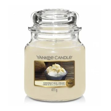 Yankee Candle - Ароматична свічка COCONUT RICE CREAM середній 411г 65-75 год.
