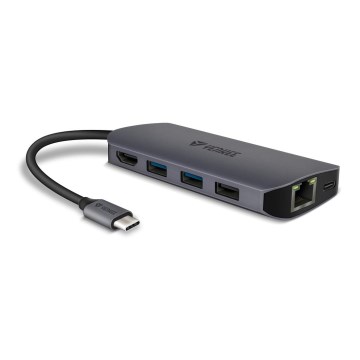 Yenkee - Багатопортивний адаптер 8в1 USB тип C