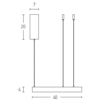 Zambelis 2005 - Підвісна LED люстра з регулюванням яскравості LED/25W/230V золотий