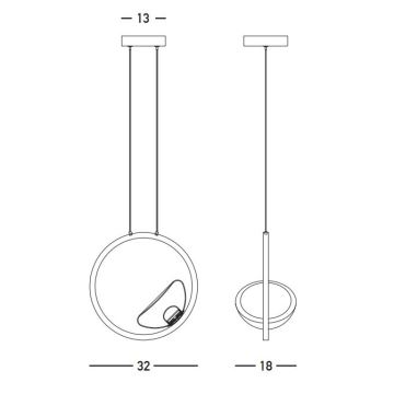 Zambelis 23028 - Светодиодная подвесная люстра с регулированием яркости LED/7W/230V 3000K золотистый