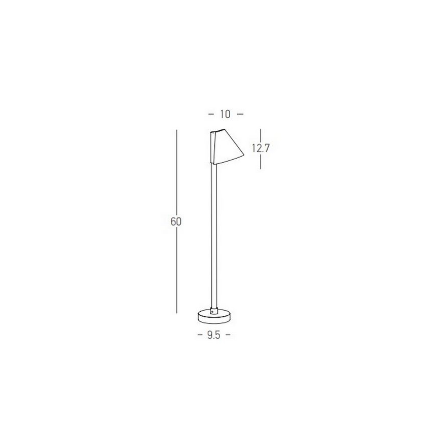 Zambelis E283 - Вулична світлодіодна лампа LED/6W/230V IP65 антрацит