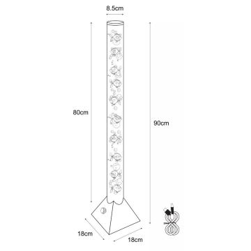 Zuma Line - LED RGB Акумуляторний торшер LED/3,6W/5V