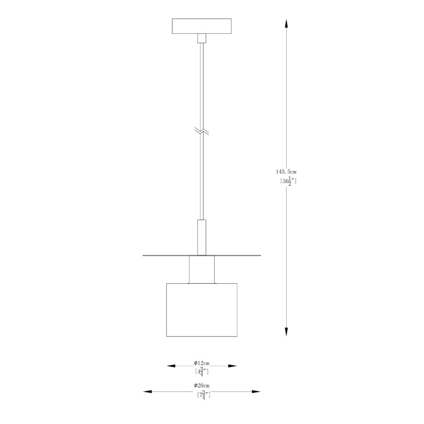 Zuma Line - Подвесная люстра 1xE27/40W/230V золотистый