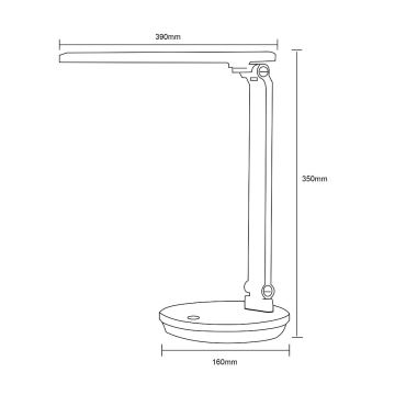 Zuma Line - Светодиодная настольная лампа LED/5W/230V 3000-6000K черный