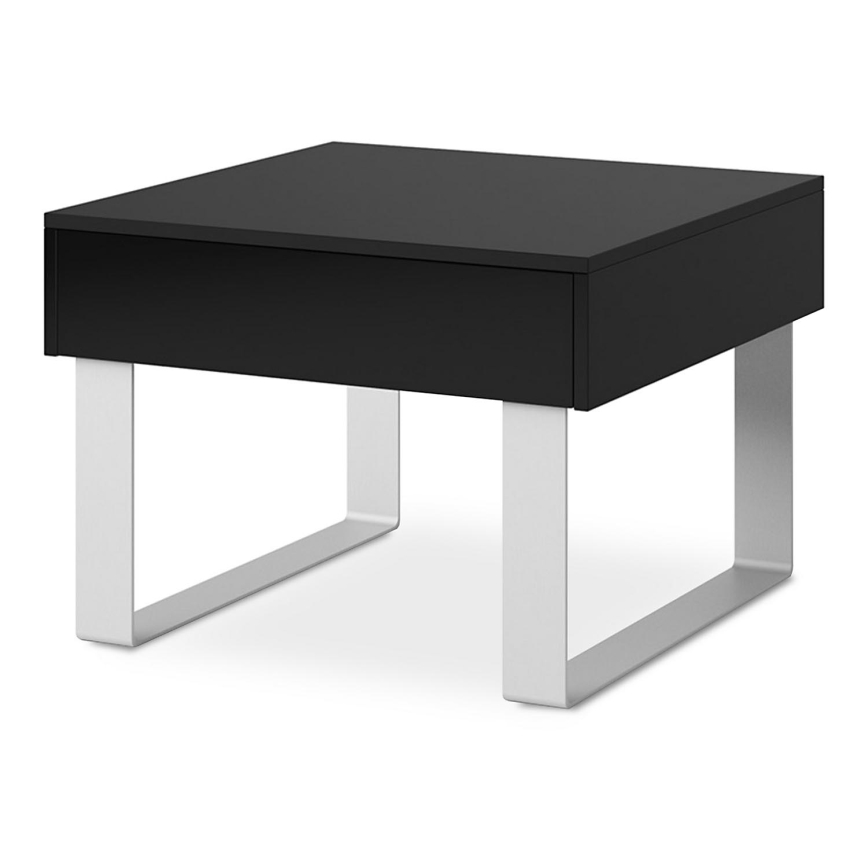 Журнальный столик PAVO 45x63,5 см блестящий черный