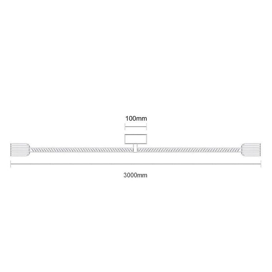 Кабель питания 2xE27/60W/230V 3 м