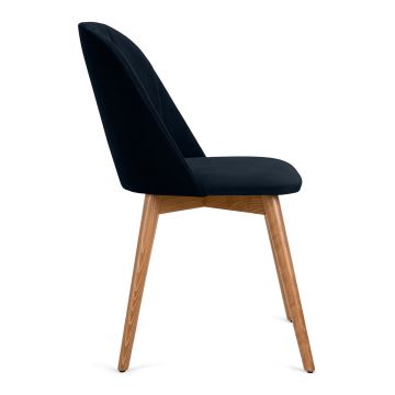 Обеденный стул BAKERI 86x48 см темно-синий/бук