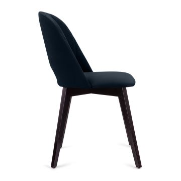 Обеденный стул BOVIO 86x48 см темно-синий/бук