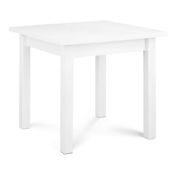Обеденный стол HOSPE 78x80 см бук/белый
