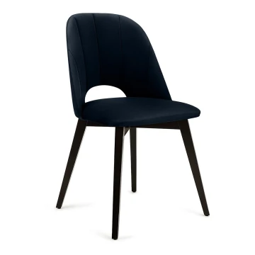 Обіднє крісло BOVIO 86x48 см темно-синій/бук