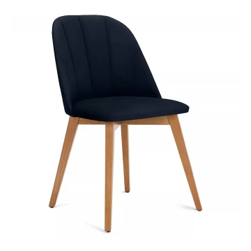 Обіднє крісло RIFO 86x48 см темно-синій/бук